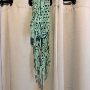 Aqua infinity scarf
